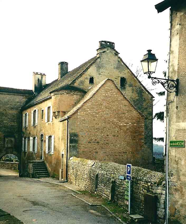 Château-Chalon, le Froid Pignon supposé l'hôtellerie de l'Abbaye